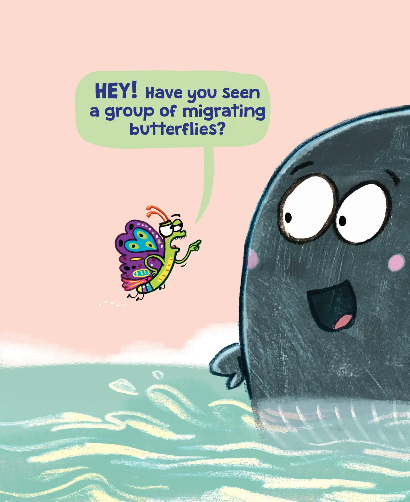 Hey! Have you seen a group of migrating butterflies?